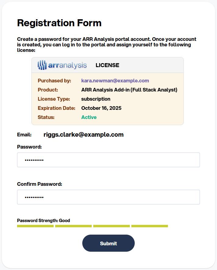 User Registration Form