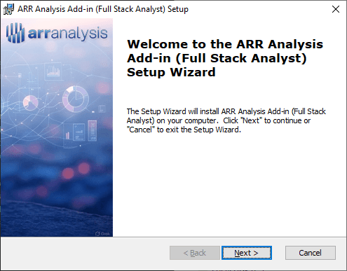 Installer Wizard First Step