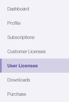 User Licenses