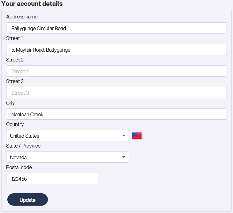 Account Details