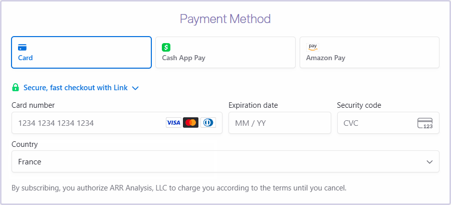 Payment Method